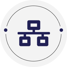 Network icon with three connected devices.